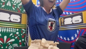 疯狂！感受一下日本美女解说沉浸式庆祝